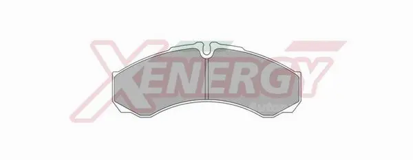 Kit de plaquettes de frein, frein à disque AP XENERGY X40658
