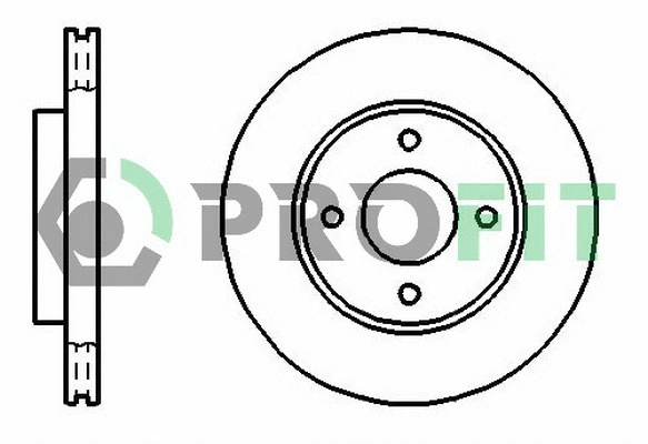 Disque de frein PROFIT 5010-1072