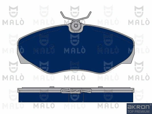 Kit de plaquettes de frein, frein à disque AKRON-MALÒ 1050136