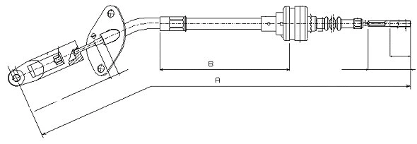 Tirette à câble, commande d'embrayage SONOVA CF01244