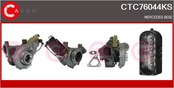 Turbocompresseur, suralimentation CASCO CTC76044KS