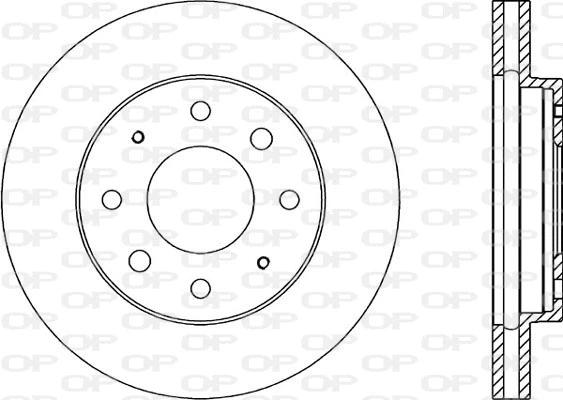 Disque de frein OPEN PARTS BDA1345.20