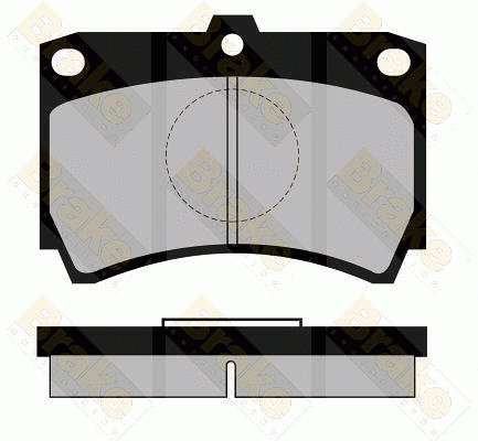 Kit de plaquettes de frein, frein à disque Brake ENGINEERING PA469