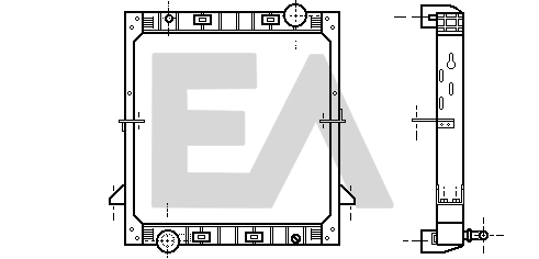 Radiateur, refroidissement du moteur EACLIMA 31R30027