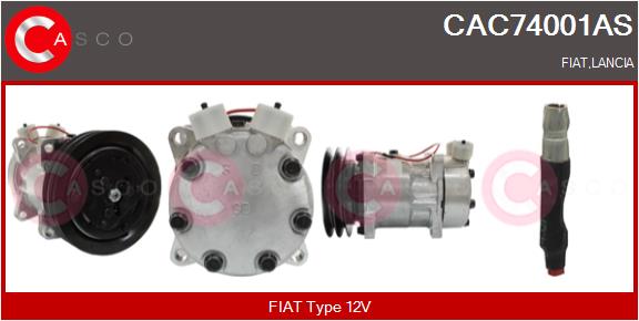 Compresseur, climatisation CASCO CAC74001AS