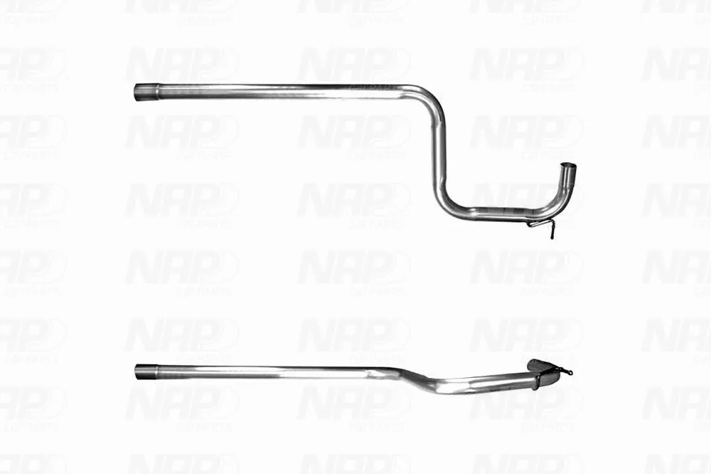 Tuyau d'échappement NAP carPARTS GmbH CAC10368
