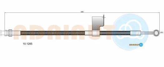 Flexible de frein ADRIAUTO 10.1285