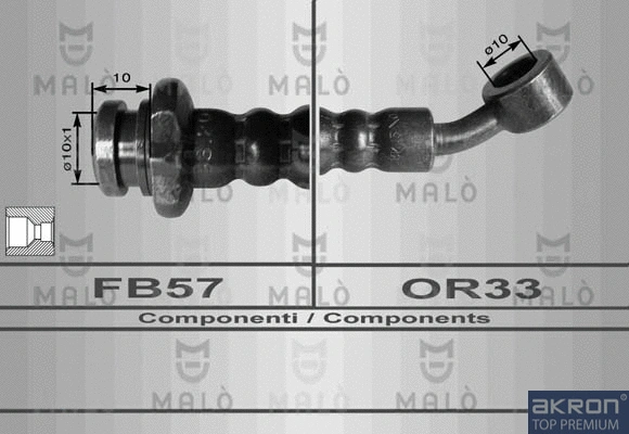 Flexible de frein AKRON-MALÒ 8996