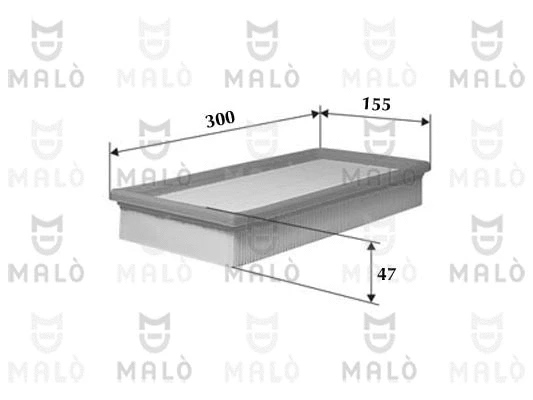 Filtre à air AKRON-MALÒ 1500066