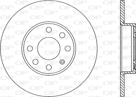 Disque de frein OPEN PARTS BDR1806.10