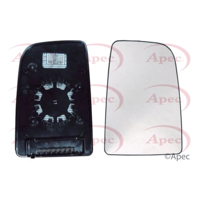 Verre de rétroviseur, rétroviseur extérieur APEC AMG2076