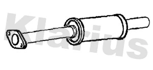 Silencieux central KLARIUS 231475