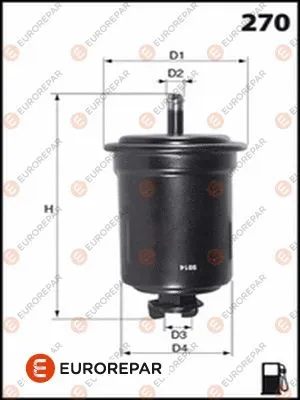 Filtre à carburant EUROREPAR 1643632380