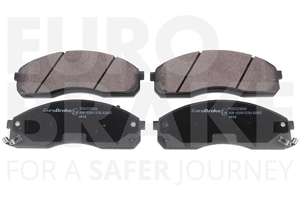 Kit de plaquettes de frein, frein à disque EUROBRAKE 5502223504