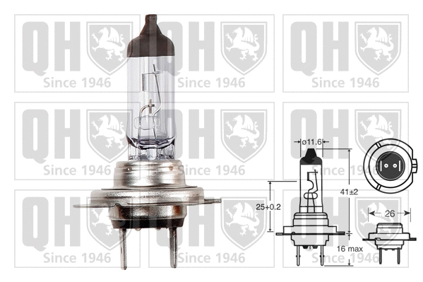 Ampoule, projecteur longue portée QUINTON HAZELL QBL477