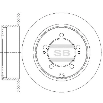 Disque de frein Hi-Q SD4354