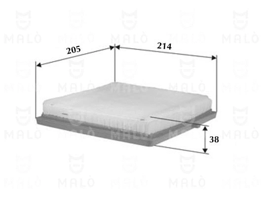 Filtre à air AKRON-MALÒ 1500526