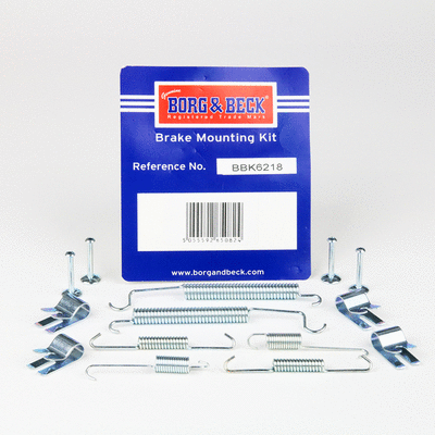 Kit d'accessoires, mâchoire de frein BORG & BECK BBK6218