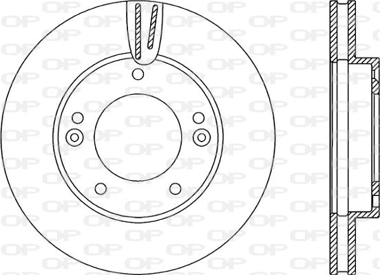 Disque de frein OPEN PARTS BDR2240.20