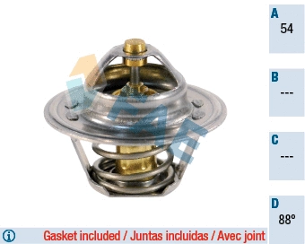 Thermostat, liquide de refroidissement FAE 5201788