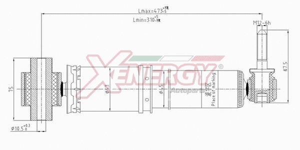 Amortisseur AP XENERGY X704344
