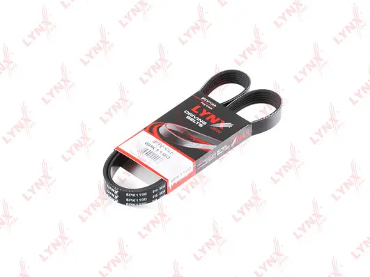 Courroie trapézoïdale à nervures LYNXAUTO 6PK1190