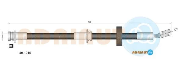 Flexible de frein ADRIAUTO 48.1215