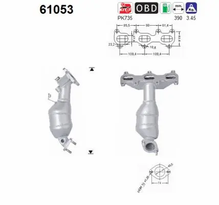 Catalyseur AS 61053