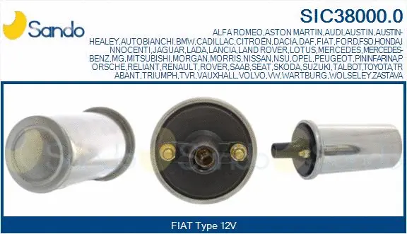 Bobine d'allumage SANDO SIC38000.0