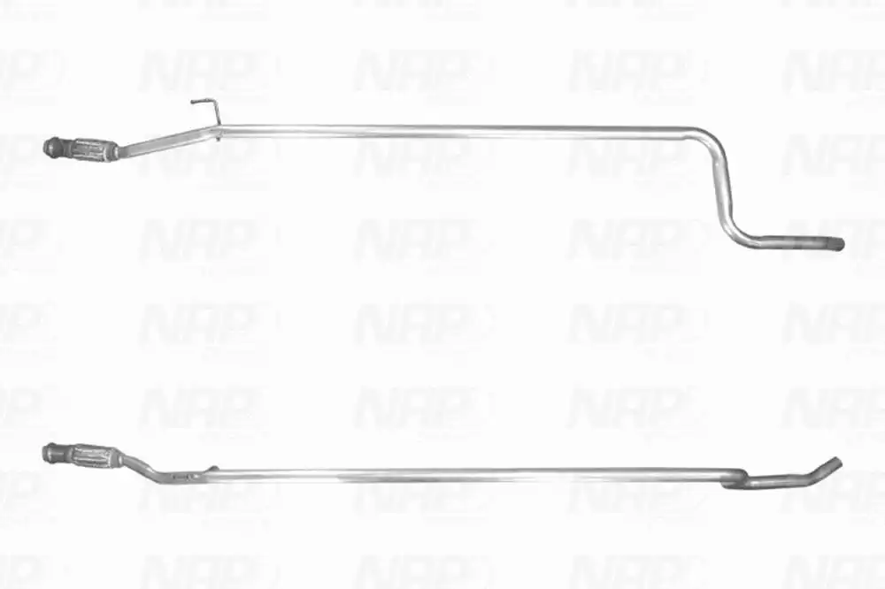 Tuyau d'échappement NAP carPARTS GmbH CAC10614