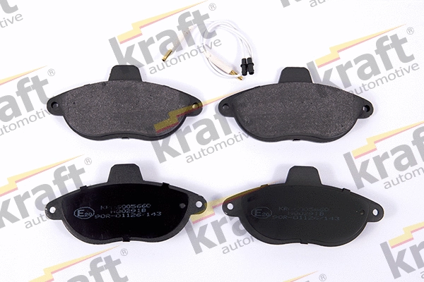 Kit de plaquettes de frein, frein à disque KRAFT AUTOMOTIVE 6005660