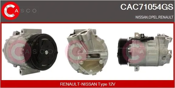Compresseur, climatisation CASCO CAC71054GS