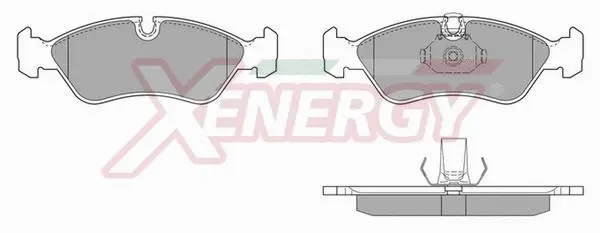 Kit de plaquettes de frein, frein à disque AP XENERGY X40384