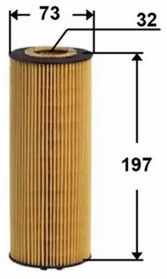 Filtre à huile Azumi OE33032