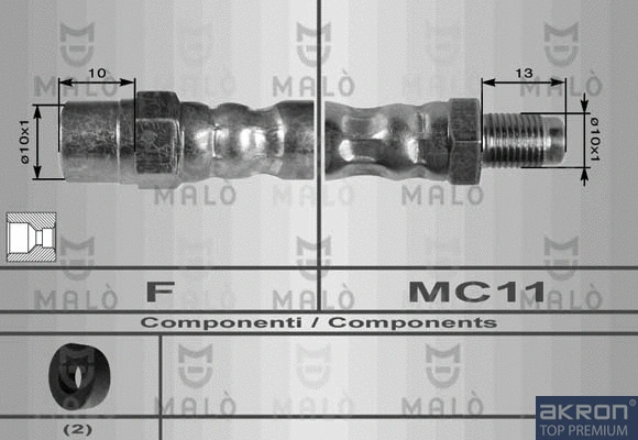 Flexible de frein AKRON-MALÒ 8692
