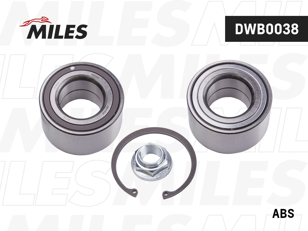 Kit de roulements de roue MILES DWB0038