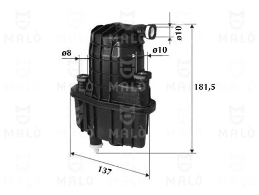 Filtre à carburant AKRON-MALÒ 1520151
