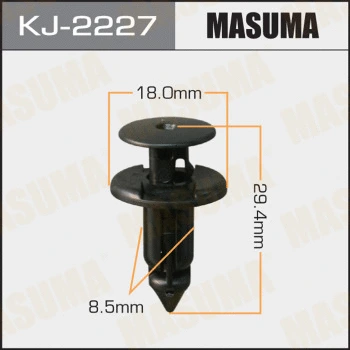 Clip, enjoliveur MASUMA KJ-2227