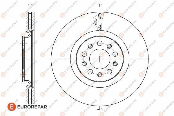 Disque de frein EUROREPAR 1622808380