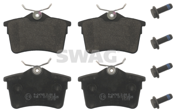 Kit de plaquettes de frein, frein à disque SWAG 62 91 6831