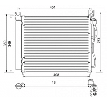 Condenseur, climatisation PowerMax 7110527