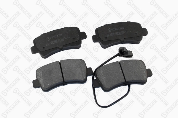Kit de plaquettes de frein, frein à disque STELLOX 000 684B-SX