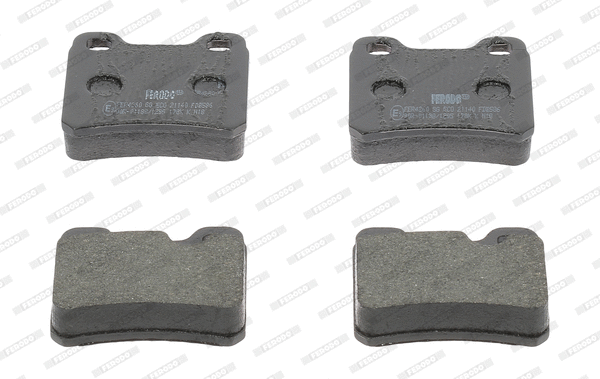 Kit de plaquettes de frein, frein à disque FERODO FDB586