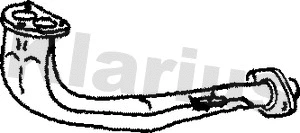 Tuyau d'échappement KLARIUS 110157
