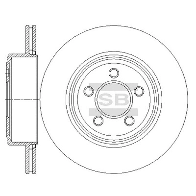 Disque de frein Hi-Q SD5510