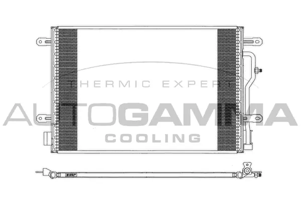 Condenseur, climatisation AUTOGAMMA 103620