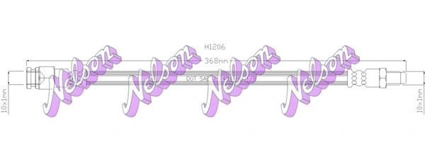Flexible de frein KAWE H1206