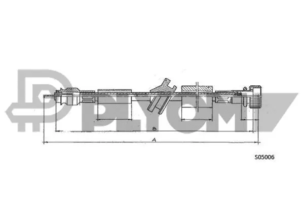 Câble flexible de commande de compteur PLYOM P766216