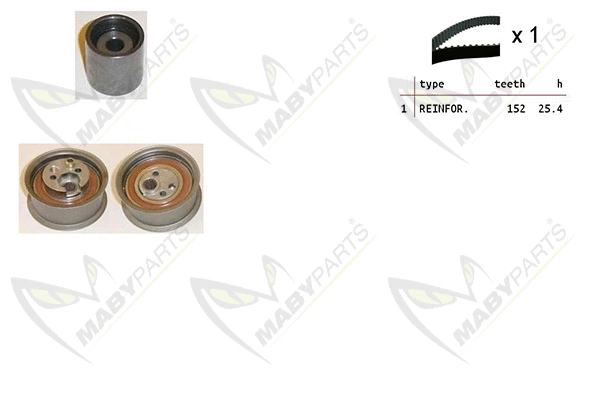 Kit de courroie crantée MABYPARTS OBK010427