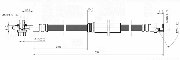 Flexible de frein National NBH6080